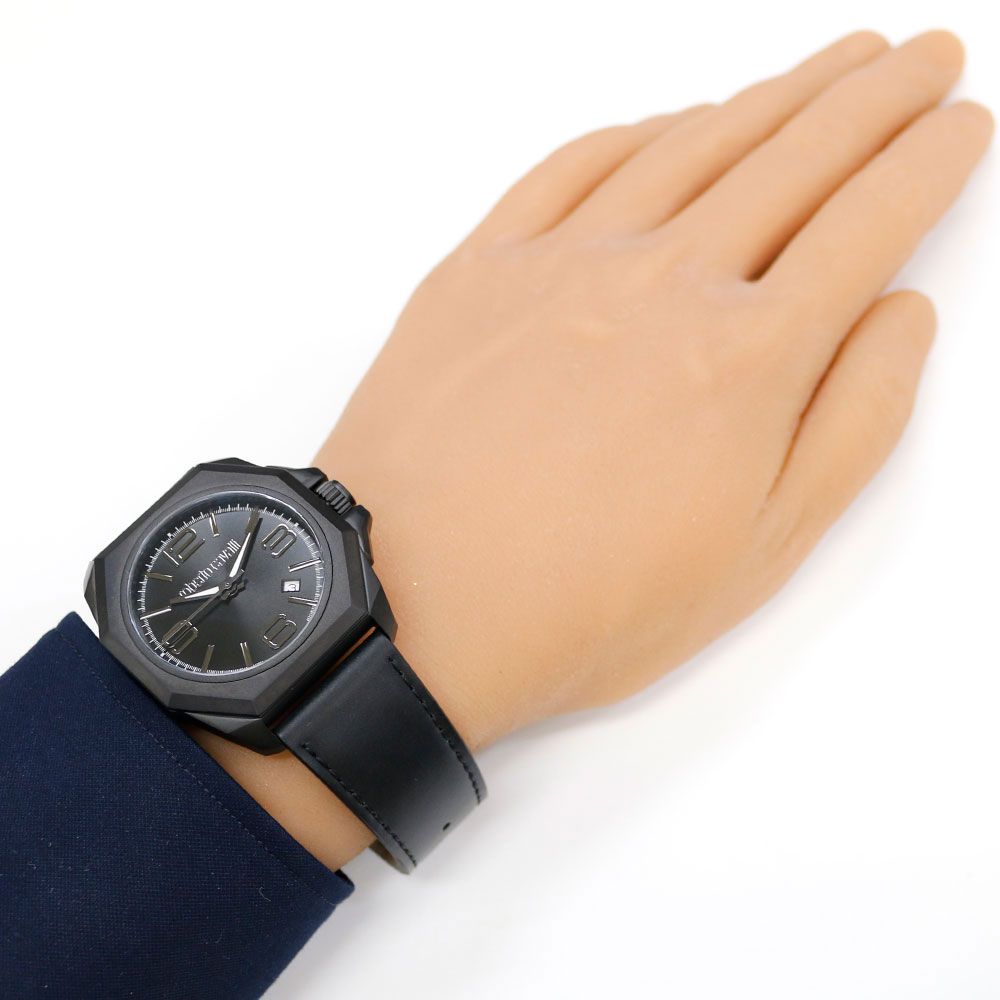 ロベルトカバリ バイ フランクミュラー 腕時計 時計 ステンレススチール クオーツ メンズ 1年保証 Roberto Cavalli