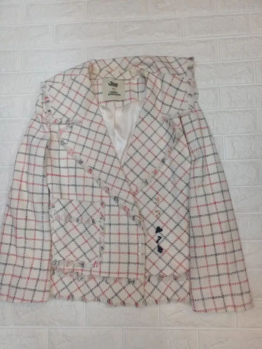 LUCKY CHOUETTE ツイード CHECK ジャケット 38サイズ