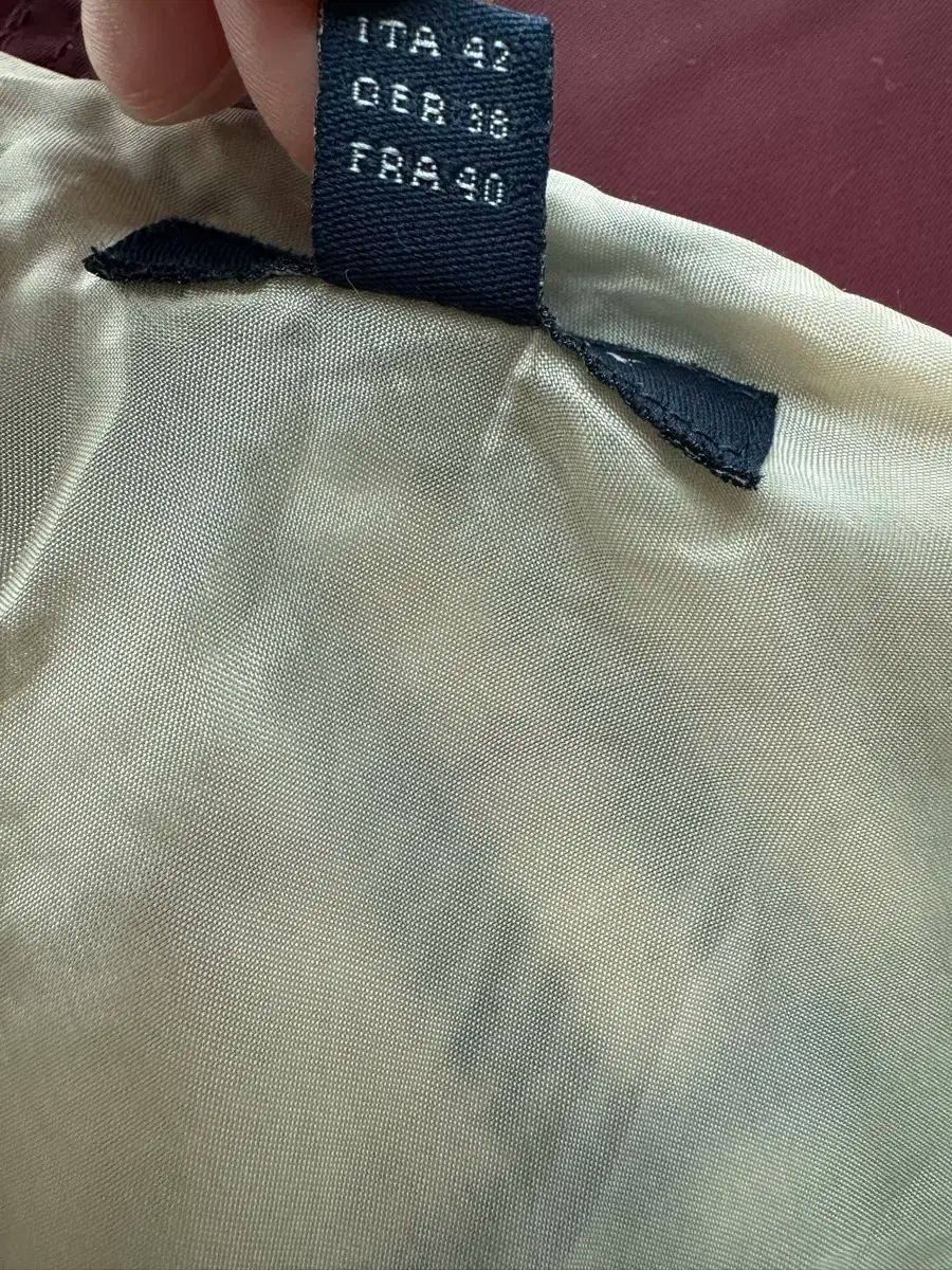 バーバリーチェックウールスカート