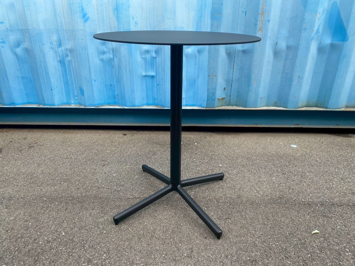 ヤマテー HOUE フロル カフェテーブル 円形 ダイニングテーブル 作業台 インダストリアル 食卓 ブルックリンスタイル