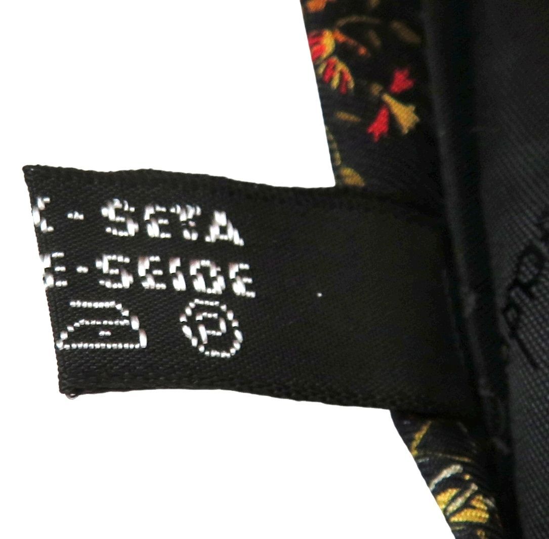  Salvatore Ferragamo サルヴァトーレ フェラガモ ネクタイ シルク ブラック ボタニカル 木 動物 イタリア製 外 き rk 10324 ネクタイ 小物