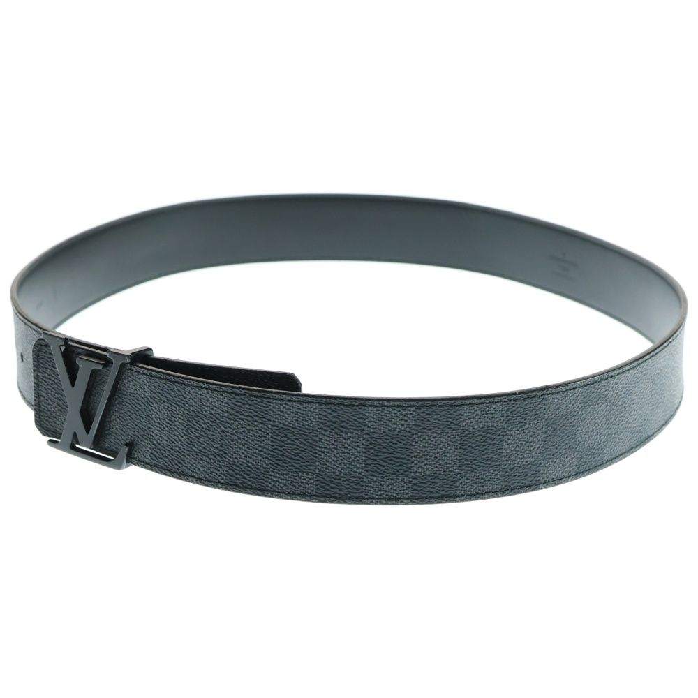 良品✨グッチ シマ レザー ベルト 90/36 GG ブラック系 本革 シルバー