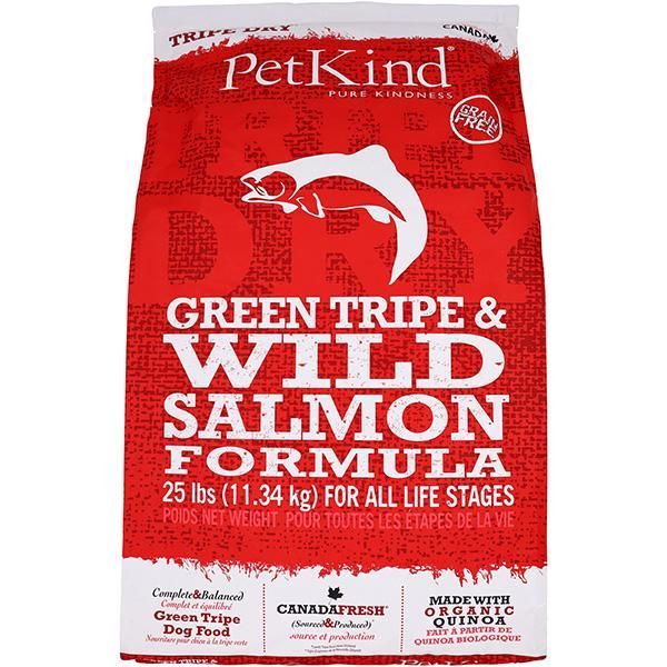 ペットカインド トライプドライ グリーントライプ＆ワイルドサーモン 11.34kg