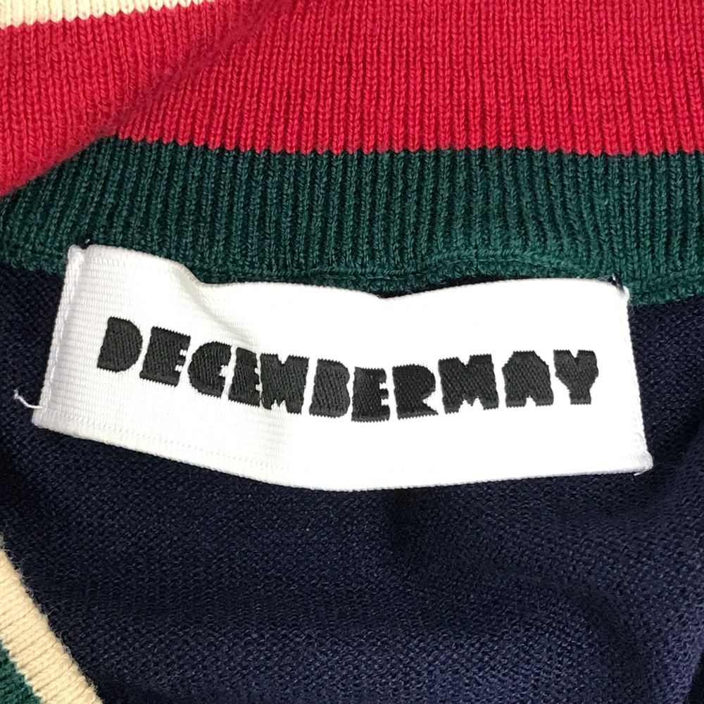 サイズ S DECEMBERMAY ディセンバーメイ 長袖ニットセーター ネイビー系 240101545779 ゴルフウェア レディース ストスト LLC-HASEGAWATOSO_COM