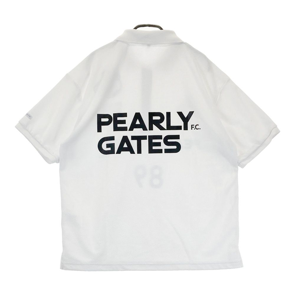 サイズ 5 PEARLY GATES パーリーゲイツ モデル 半袖ポロシャツ ホワイト系 240101546487 ゴルフウェア メンズ ストスト