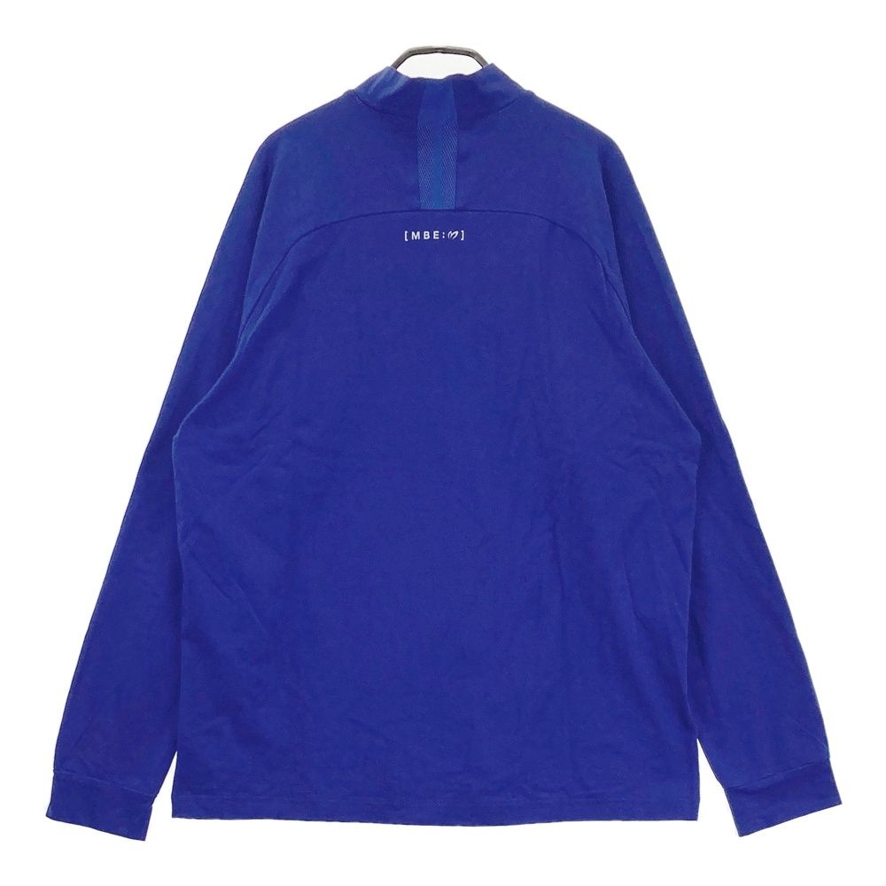 サイズ 6 MASTER BUNNY EDITION マスターバニーエディション モデル ハイネック 長袖Tシャツ ブルー系 240101546887 ゴルフウェア メンズ ストスト