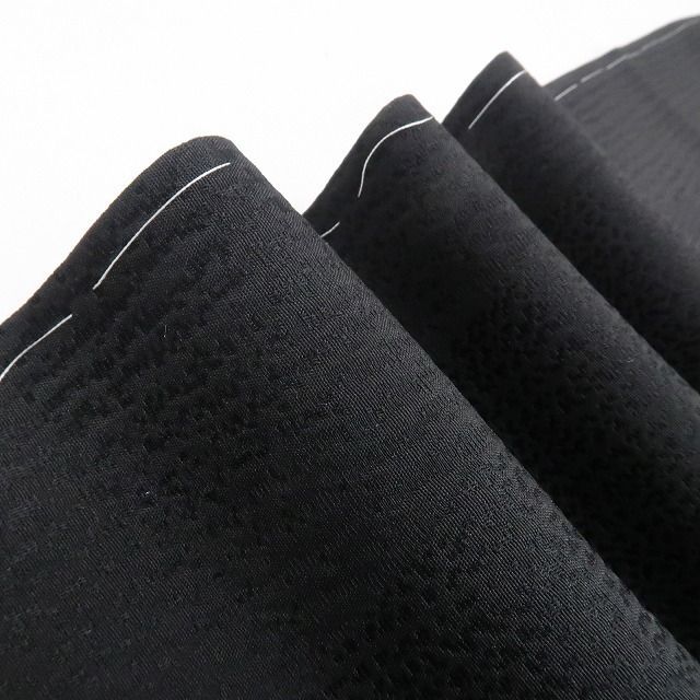 ❁tomihisa❁ 縦縞 着物 正絹 仕付け糸付 静寂の中に光る縦縞の美しさ 付下げ 7062