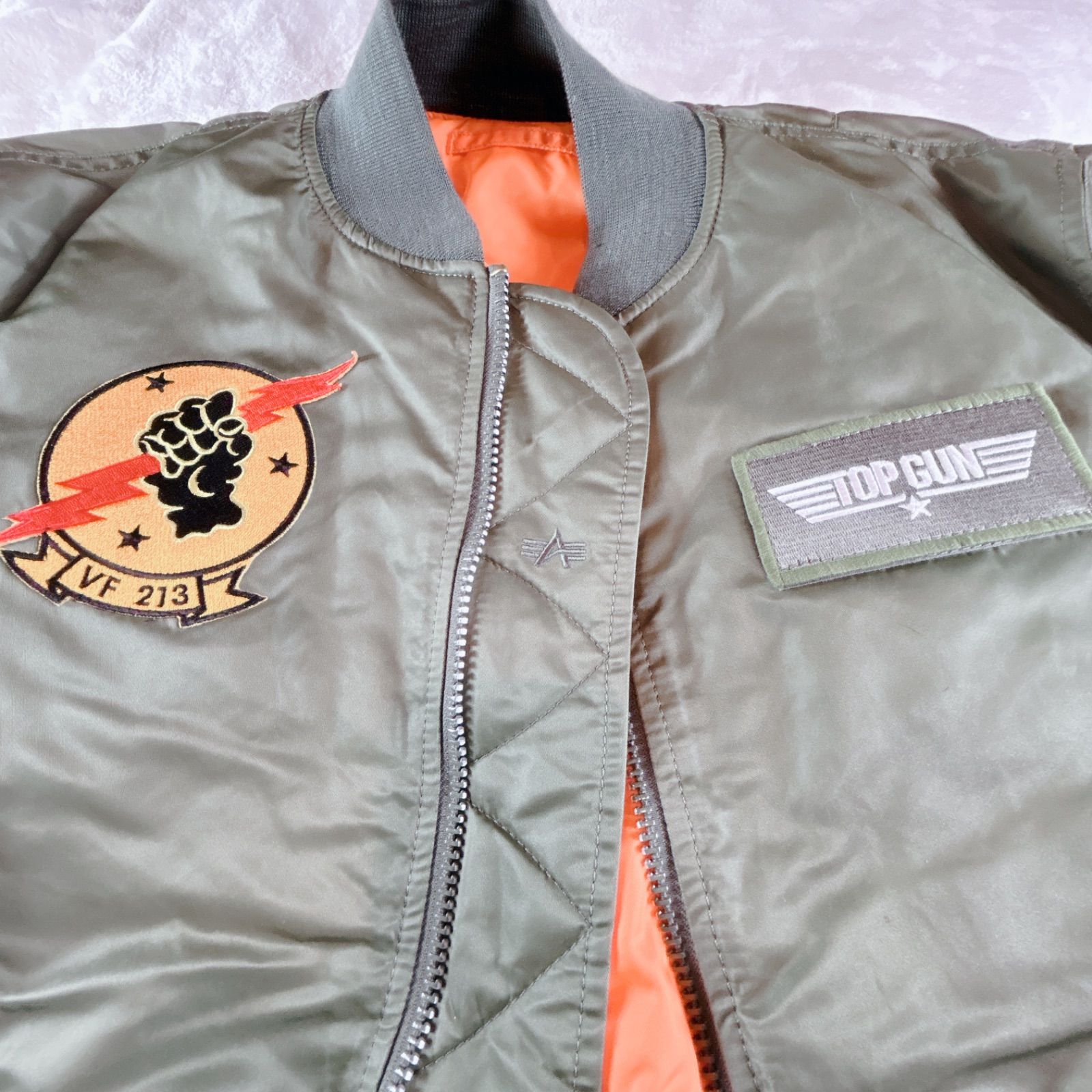 2005年 5000着 ALPHA アルファ TOP GUN トップガン コラボモデル MA-1 ma フライジャケット GULLKHAN_COM