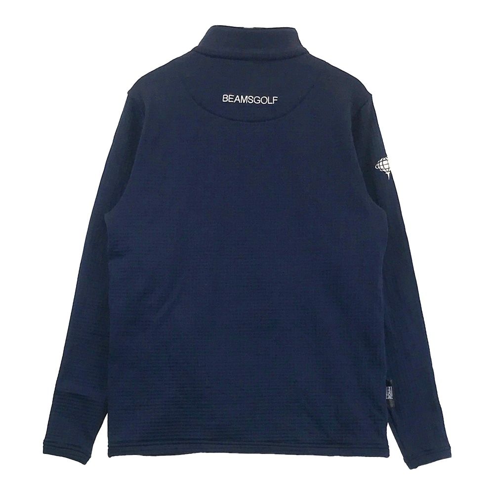 サイズ：S BEAMS GOLF ビームスゴルフ ハーフジップ 長袖Tシャツ 裏