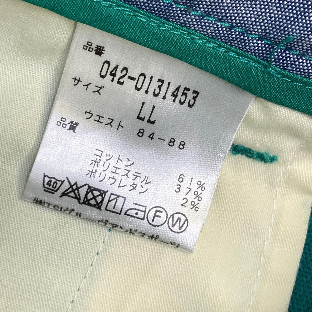 ロングパンツ ロゴ総柄