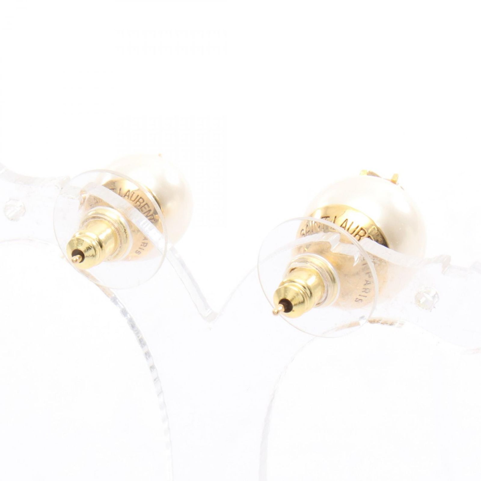 SAINT LAURENT PARIS サンローランパリ YSLロゴ ピアス