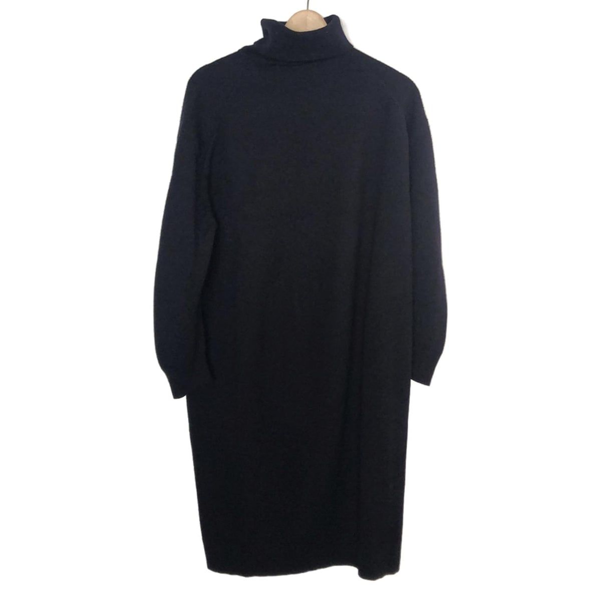 Drawer ドゥロワー ワンピース サイズ2 M レディース - ダークネイビー タートルネック 長袖 ロング ニット