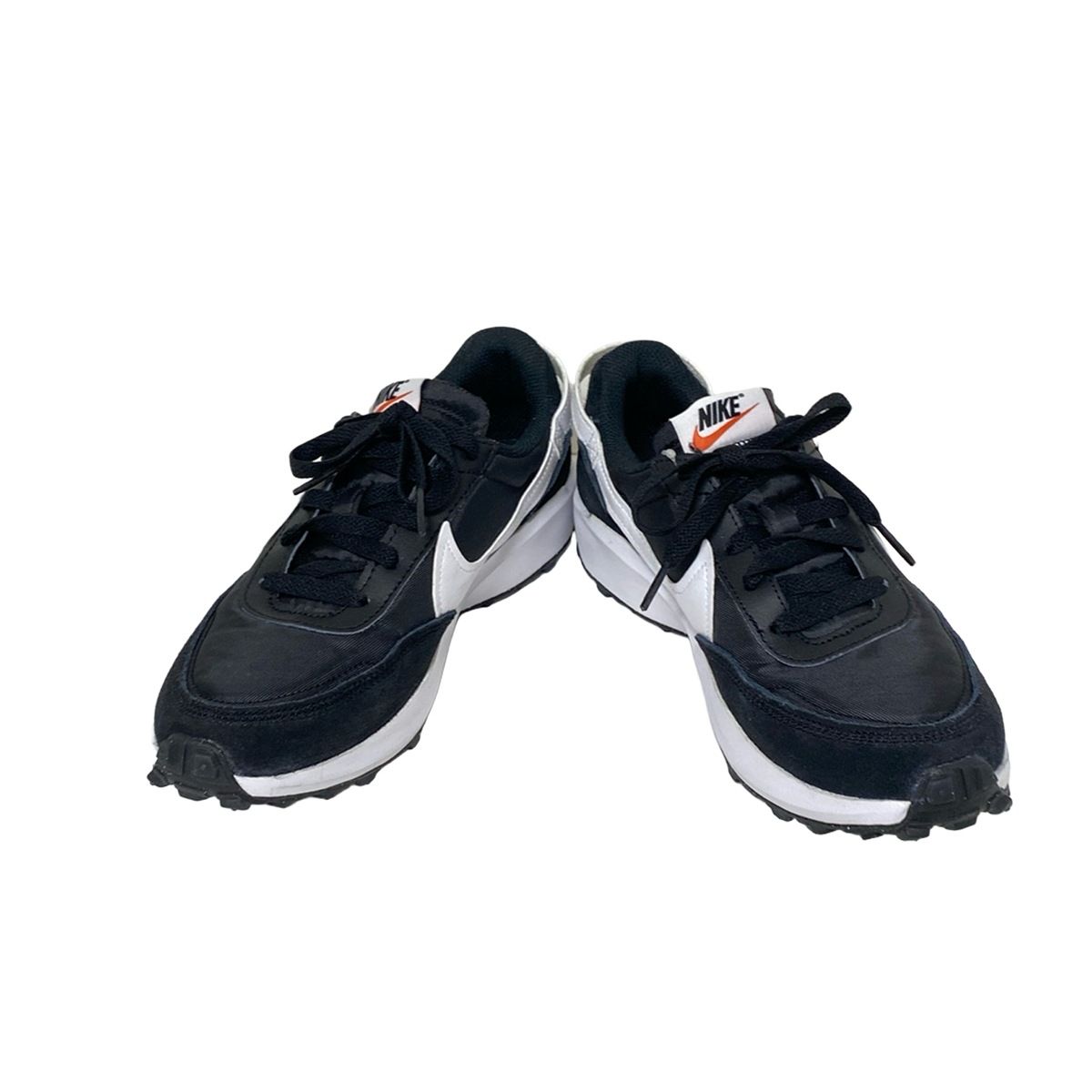 NIKE ナイキ スニーカー 24 レディース ワッフル デビュー DH9523-002 黒×白