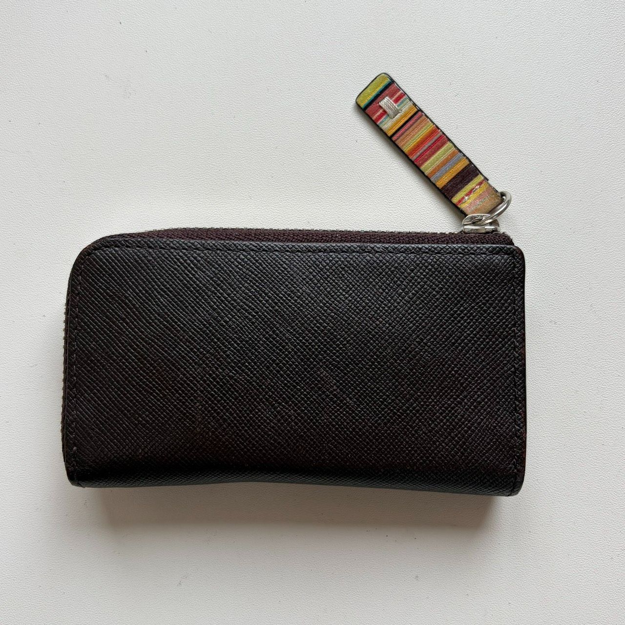 ポールスミス Paul Smith キーケース ジップストローグレイン1 ダークブラウン