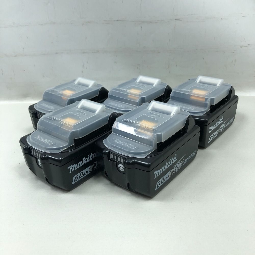 MAKITA マキタ 工具関連用品 バッテリー S 5個セット BL1860B ブラック
