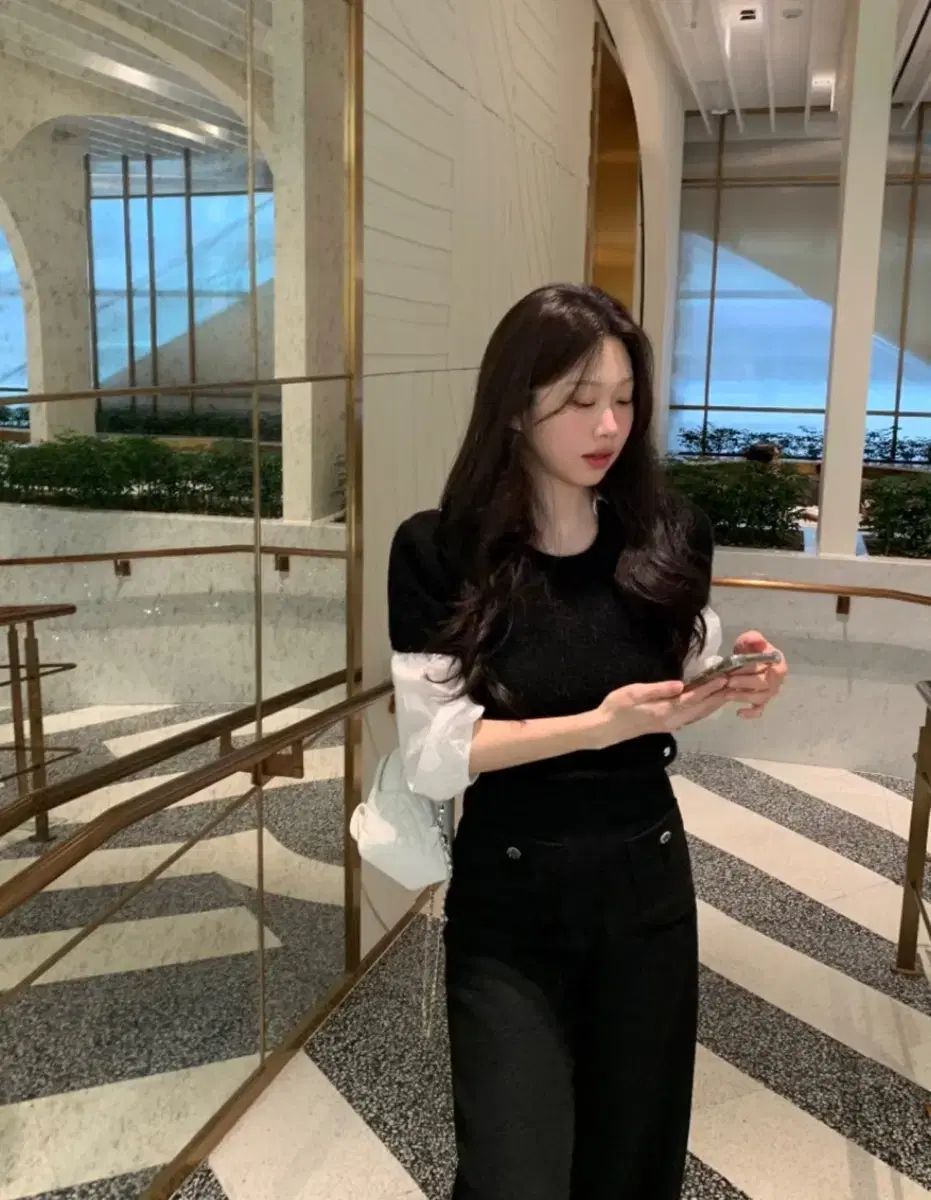 ONT キャメリア ツイードパンツS long