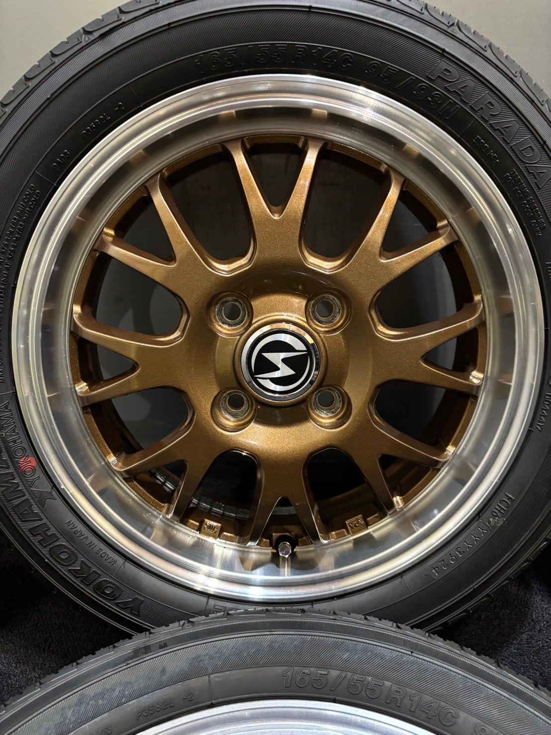 165 55 R 14 C 95 93 N PARADA PA 03 BADX S HOLD 14インチ 4 5 J 45 100 H 夏タイヤ 4本 南1 K 503