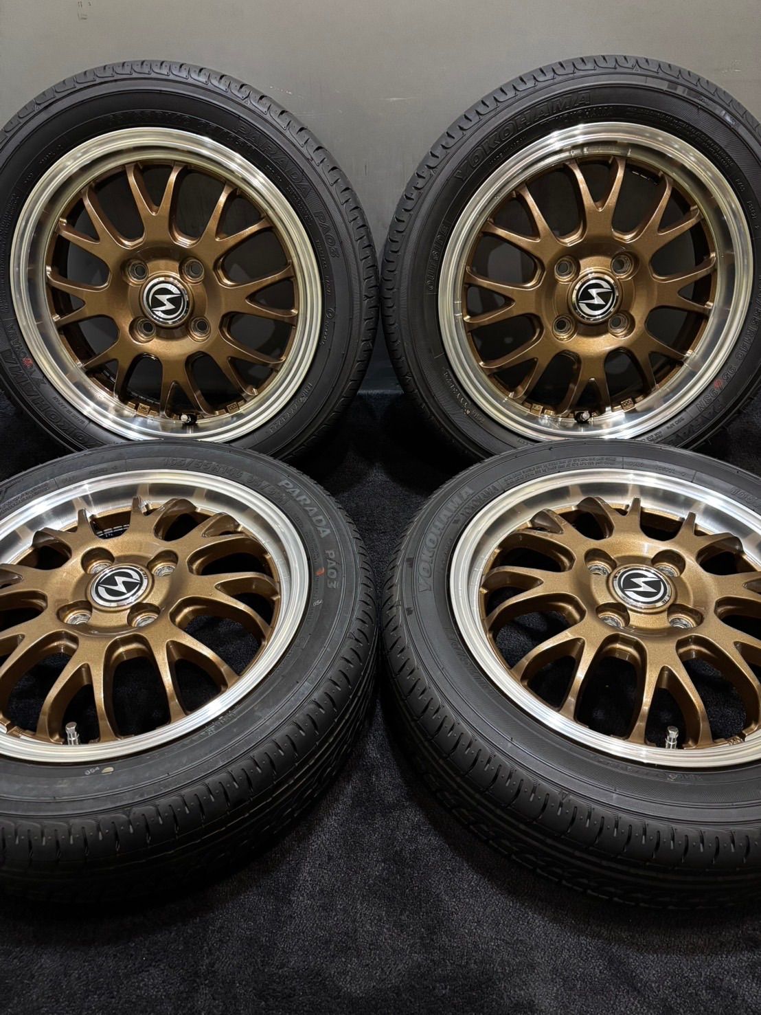 165 55 R 14 C 95 93 N PARADA PA 03 BADX S HOLD 14インチ 4 5 J 45 100 H 夏タイヤ 4本 南1 K 503