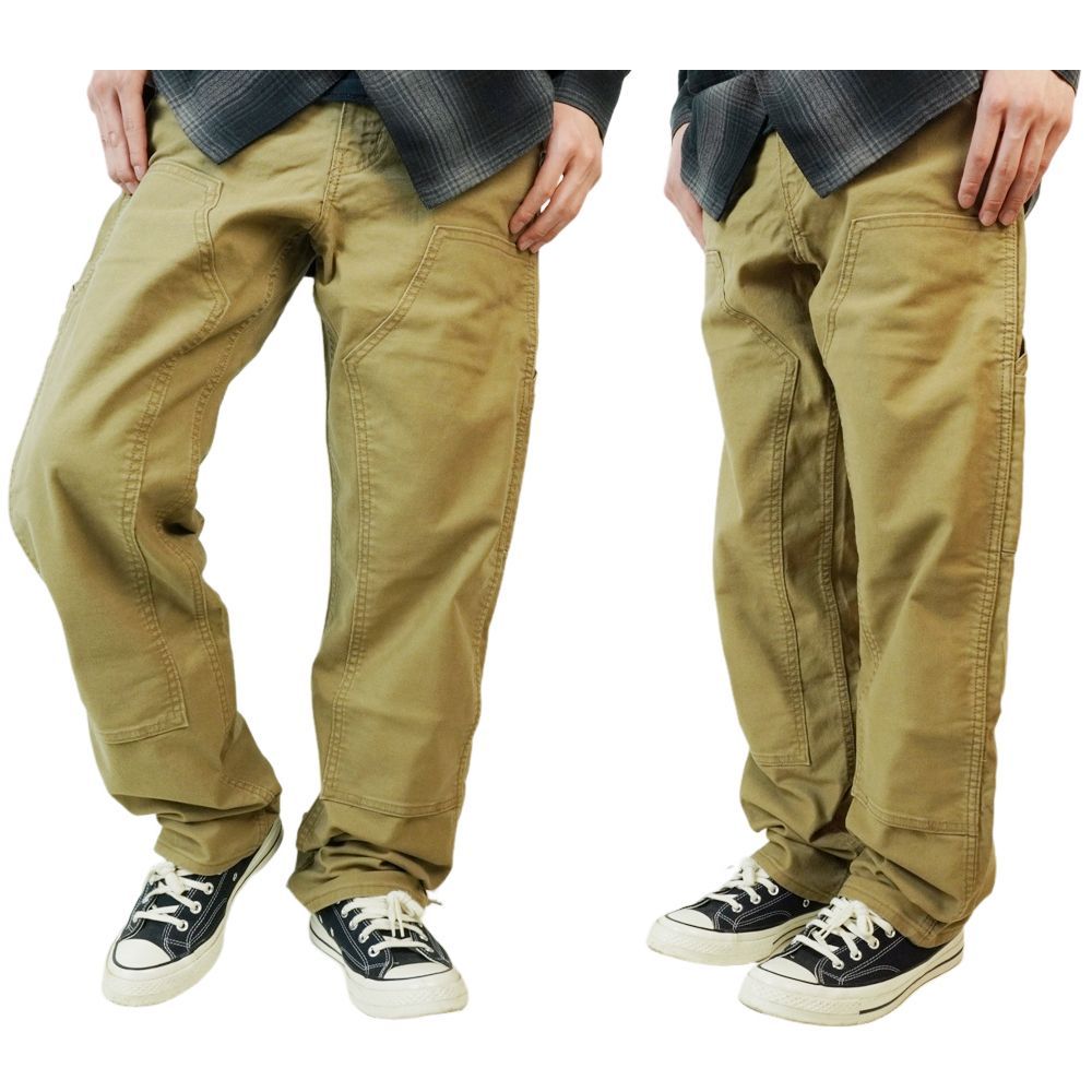 メンズ デニムパンツリーバイス LEVI S565 ルーズ ストレート ダブルニーパンツ 565 LOOSE STRAIGHT DOUBLE-KNEE PANTSワークウェア ヴィンテージ コットンキャンバスDUCK ダック KHAKI OLIVE BEIGE