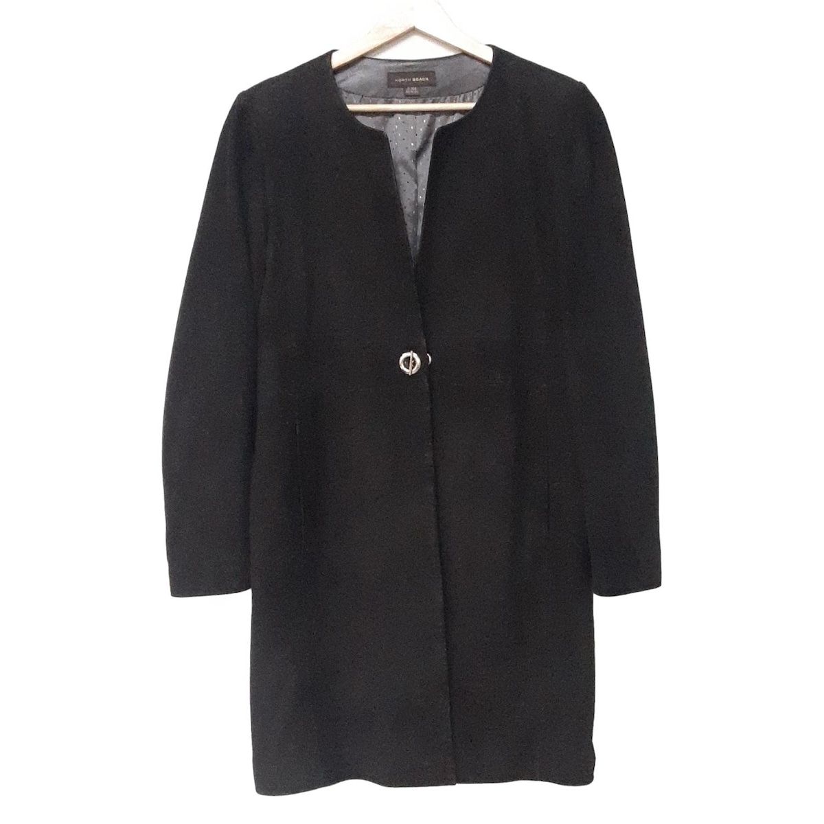 NORTH BEACH ノースビーチ コート サイズ L 66 レディース - 黒 長袖 レザー 冬