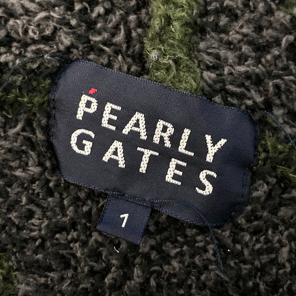 PEARLYGATES パーリーゲイツ ボア フリース カモフラ柄 プルオーバー PEARLYGATES パーリーゲイツ ボア フリース カモフラ柄 プルオーバー