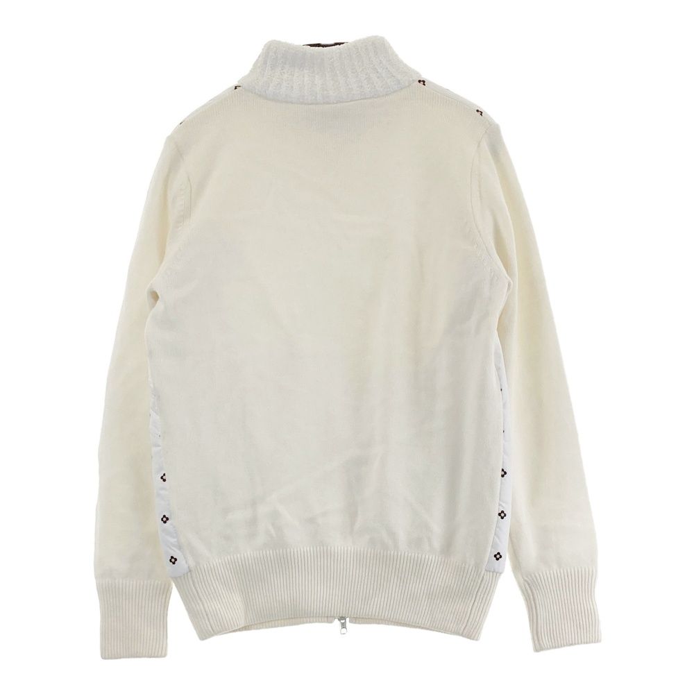 サイズ L CALLAWAY キャロウェイ ニット切替 中綿ジャケット 花柄 ホワイト系 240101410869 ゴルフウェア レディース ストスト