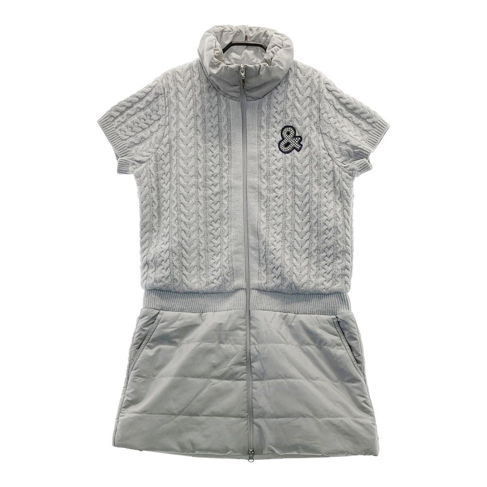 【36,300円新品】and per se 2023年モデル 中綿ワンピース　L サイズ：L AND PER SE アンパスィ 中綿 ワンピース グレー系