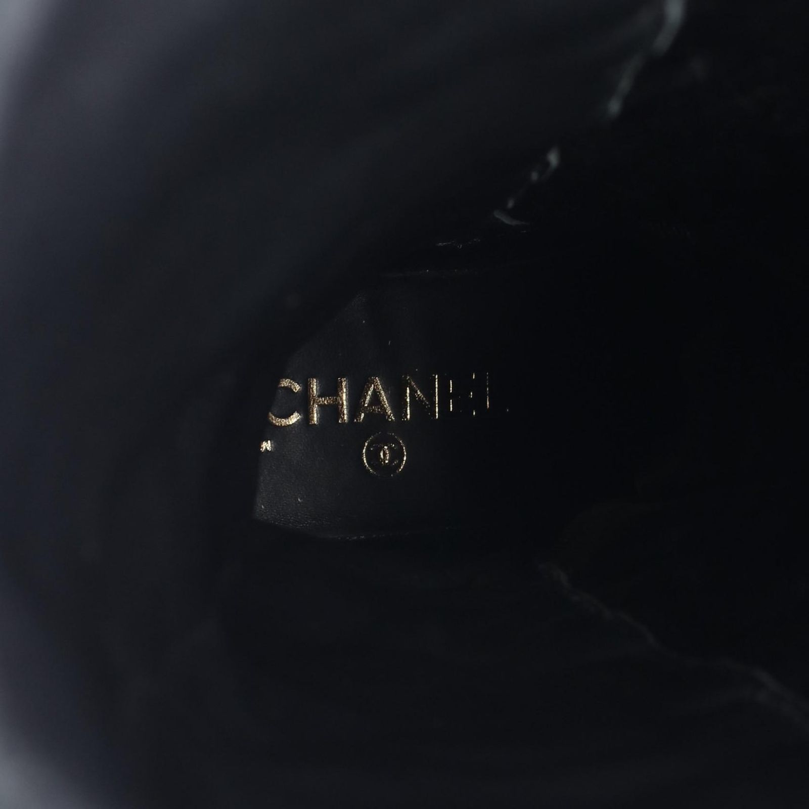  シャネル CHANEL ブーツ ココマーク ナイロン パテントレザー ロングブーツ レディース A その他 ブーツ