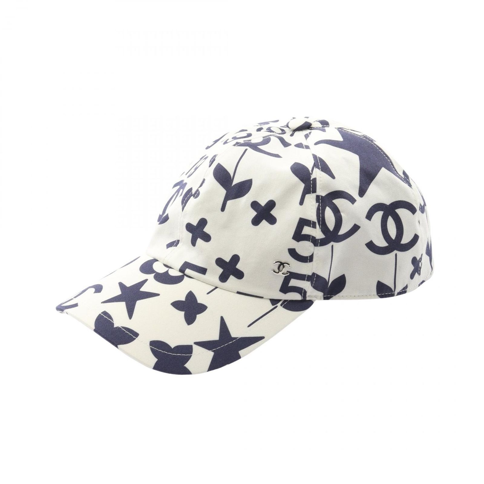 シャネル CHANEL キャップ ココマーク キャンバス キャップ レディース Used A