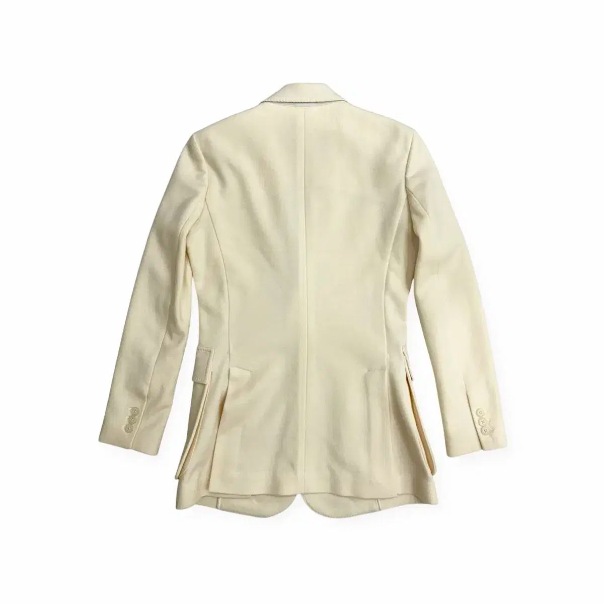 ポロラルフローレン レディース アイボリー ウール ブレーザージャケット 0