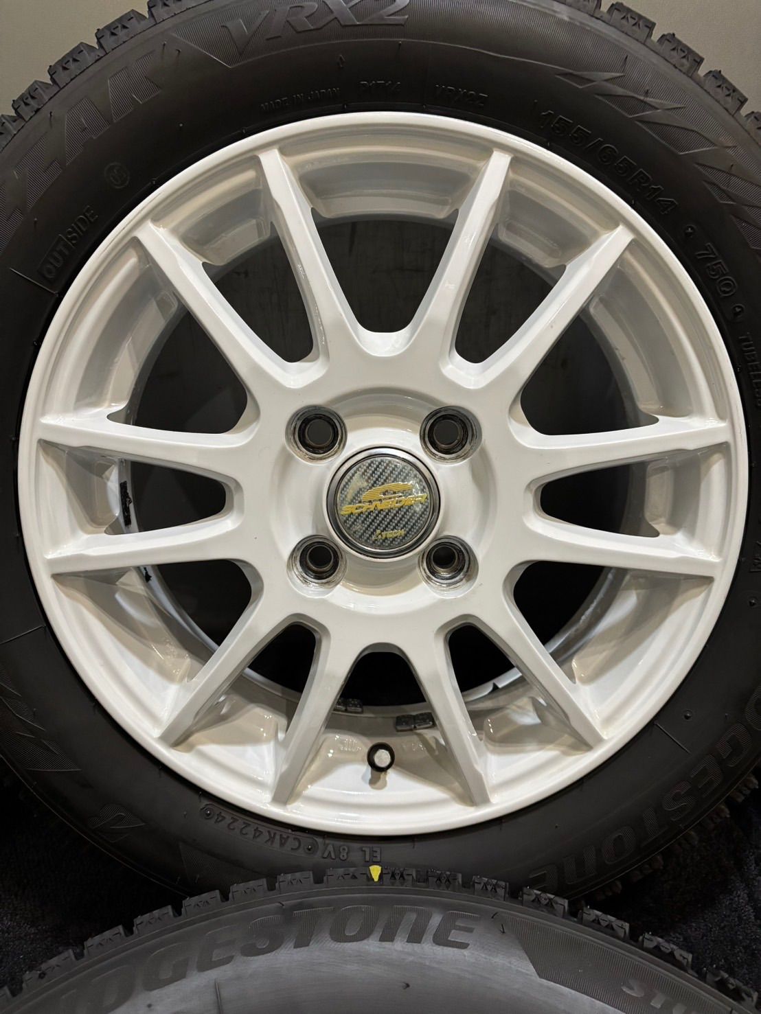 155 65 R 14 VRX 2 14インチ 4 5 J 45 100 H スタッドレス 4本 N BOX スペーシア タント 南1 K 504