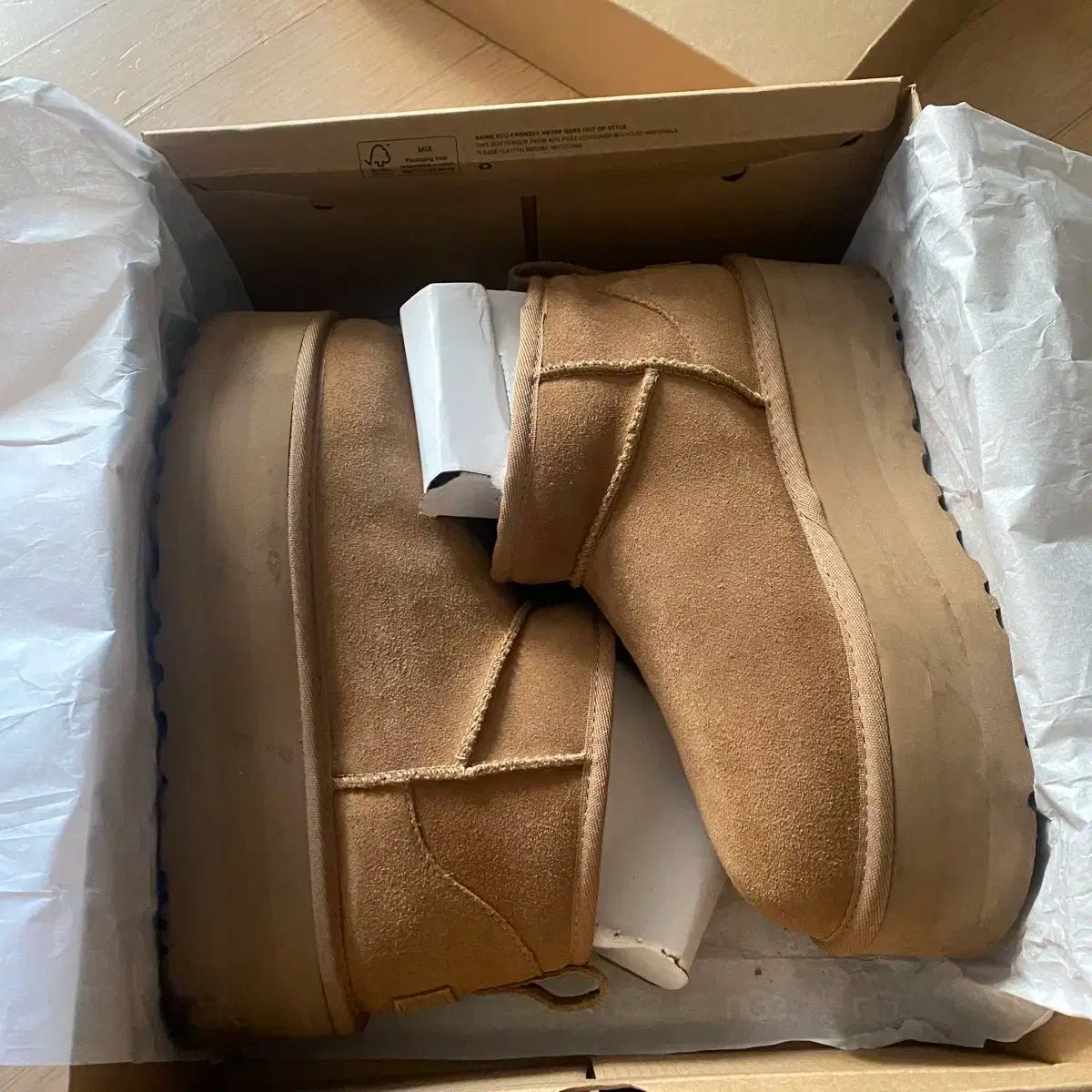 UGG ウルトラ ミニ プラットフォーム チェスナット 7サイズ