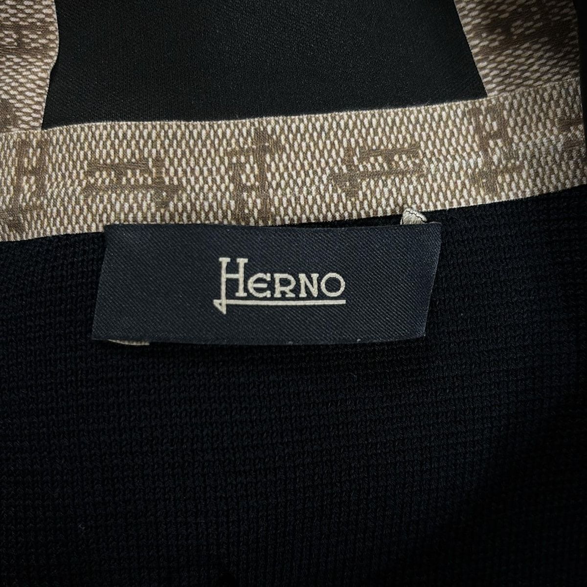 HERNO ヘルノ ブルゾン サイズ48 M メンズ - ネイビー 長袖 秋 春 異素材切替 KANDAIZUMI_COM