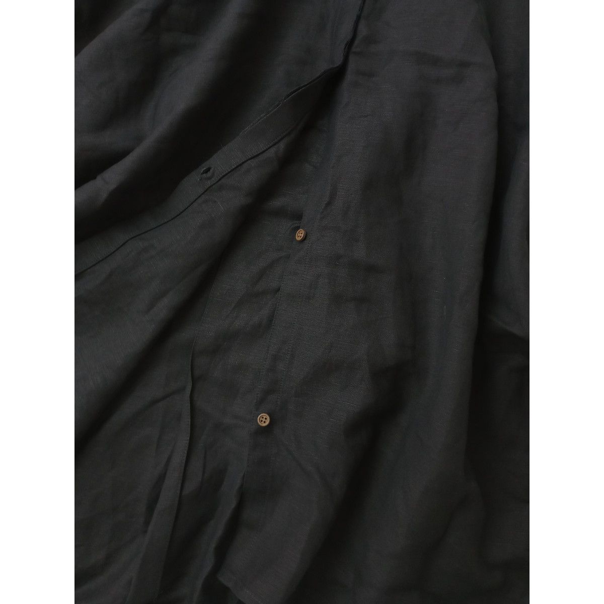 Glam Lips グラムリップス リネン ポンチョ Shirt シャツ Free 黒