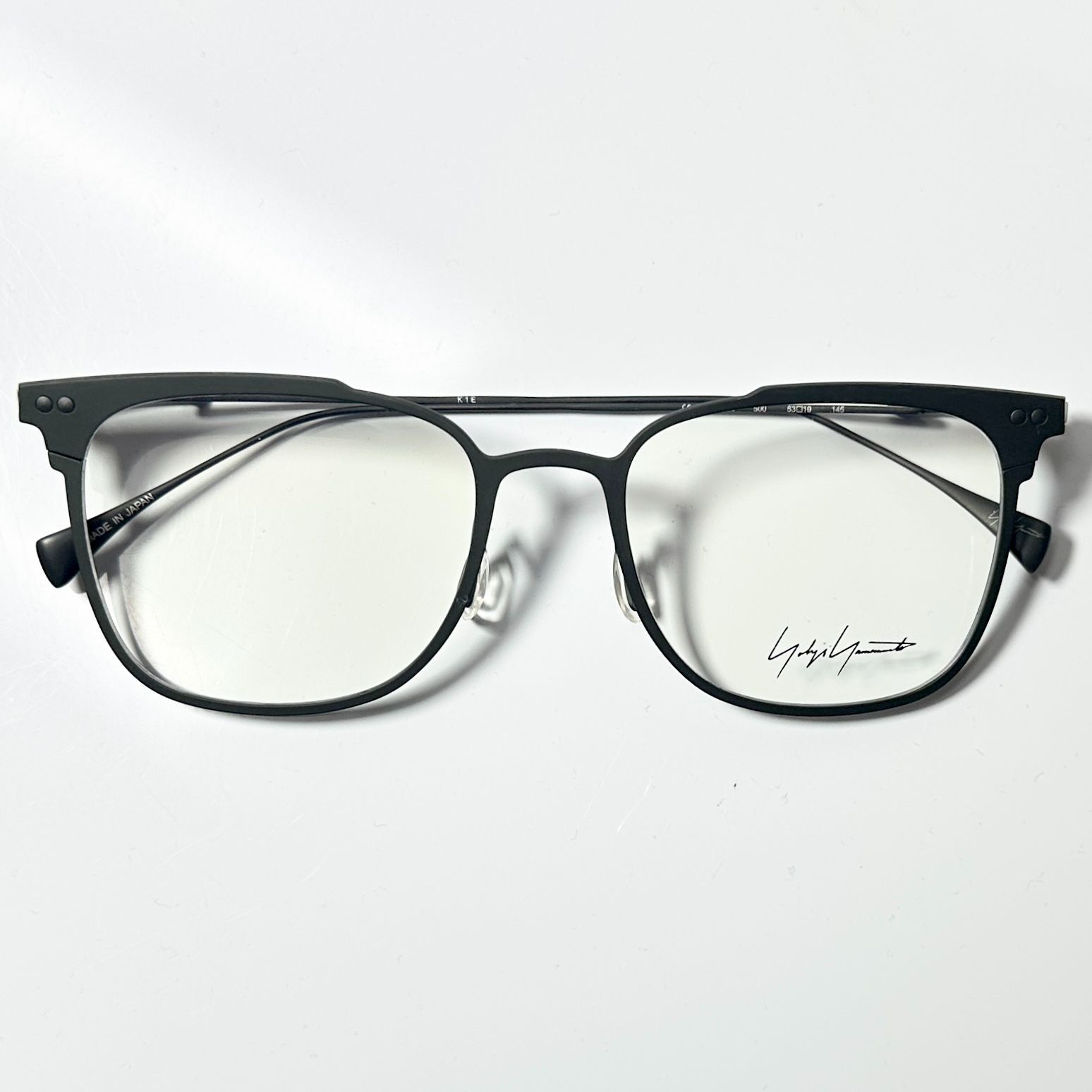 Yohji Yamamoto ヨウジヤマモト YY3026 500 Dark Green メガネ 純正ケース付き Y3