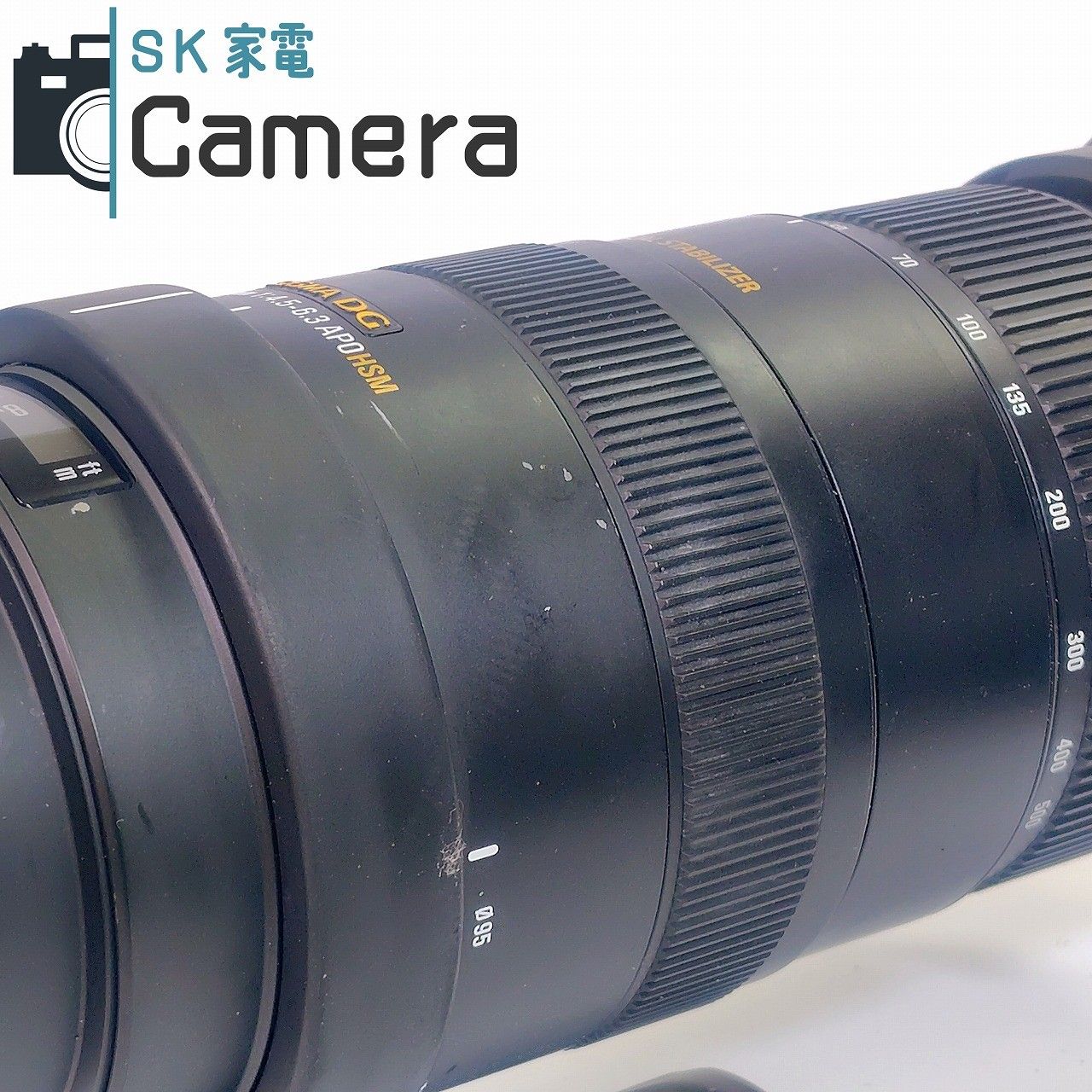  SIGMA DG 50 500ｍｍ F 4 5 6 3 APO HSM OS キャノン用 フード付き シグマ 良 レンズ(ズーム) カメラ