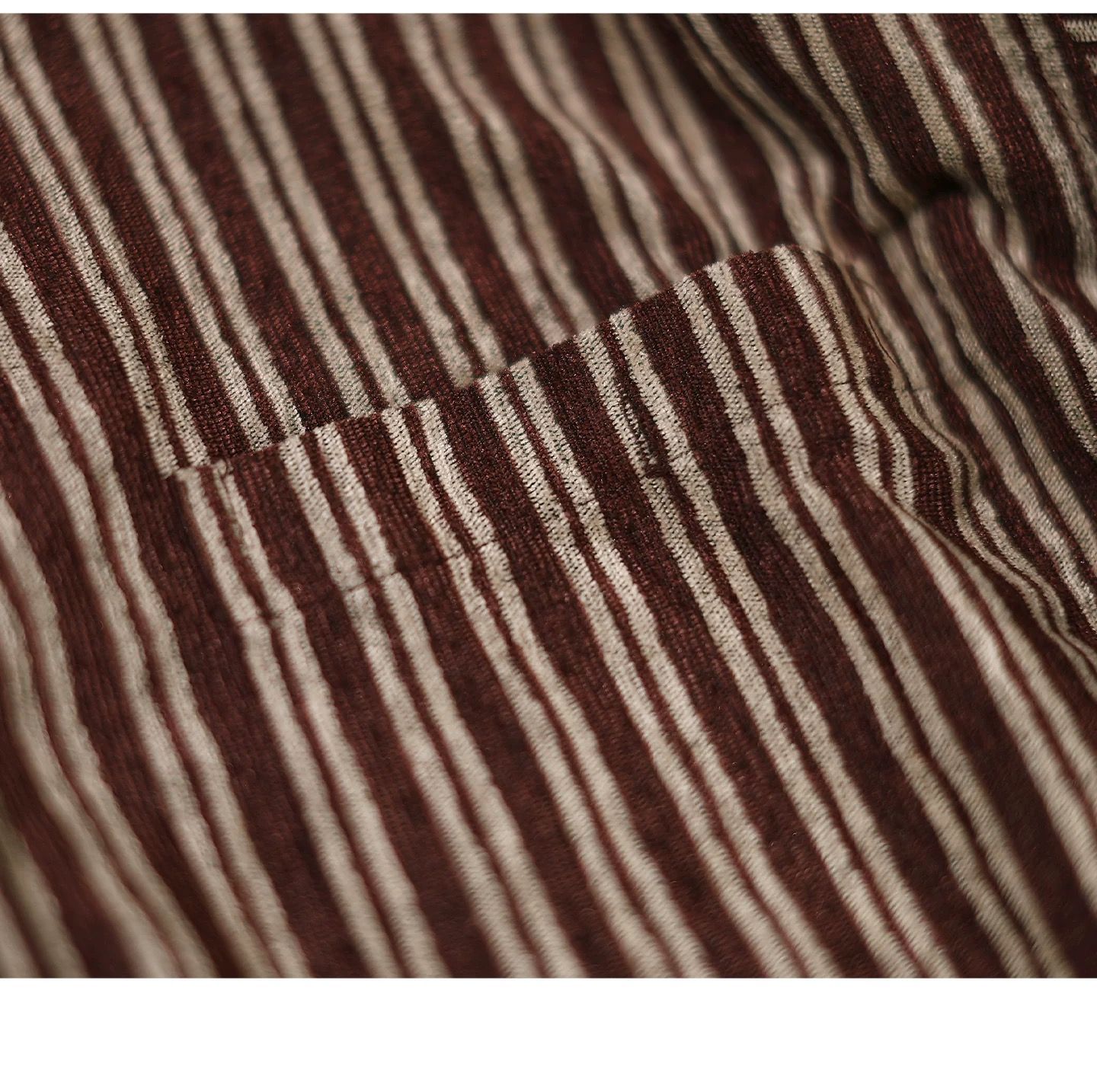 ワークシャツ 発泡プリント×コットン100％｜ルーズフィット