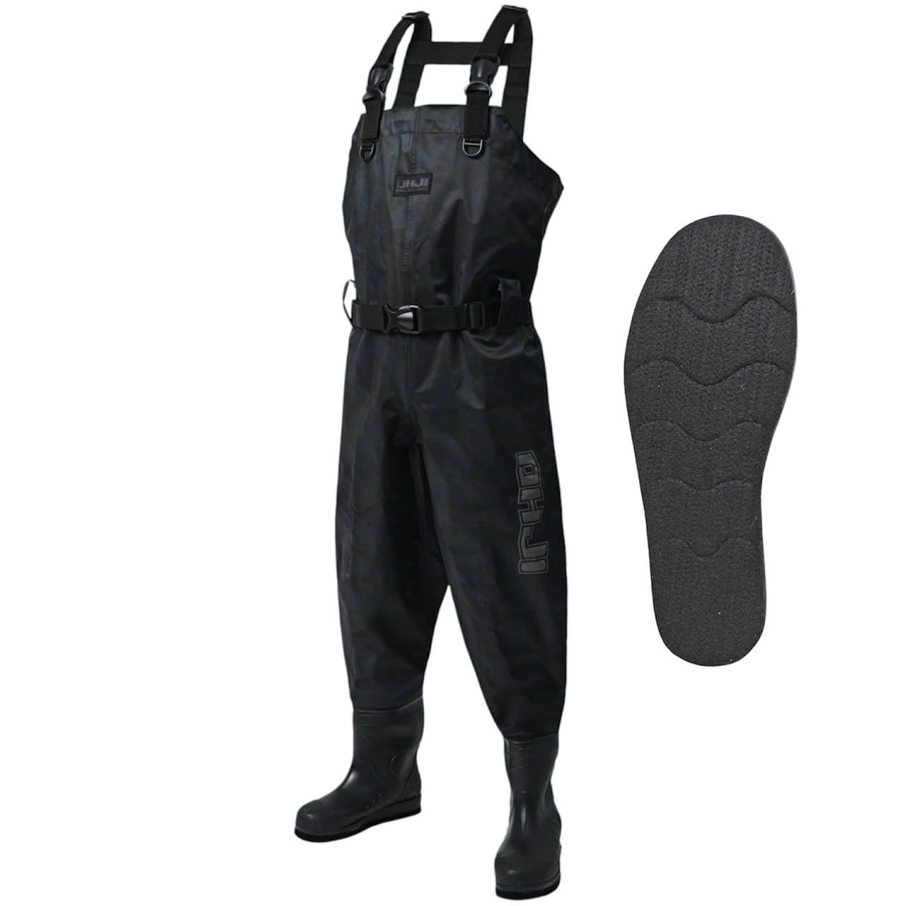 X SEL エクセル チェストハイウェーダー 70Dナイロン 軽量 防水 インナーメッシュ フェルトソール ラジアル フェルトスパイク 胴長靴 補修キット付属 12サイズ ユニセックス OHJI 日本釣具メーカー OH-003 005 F P R