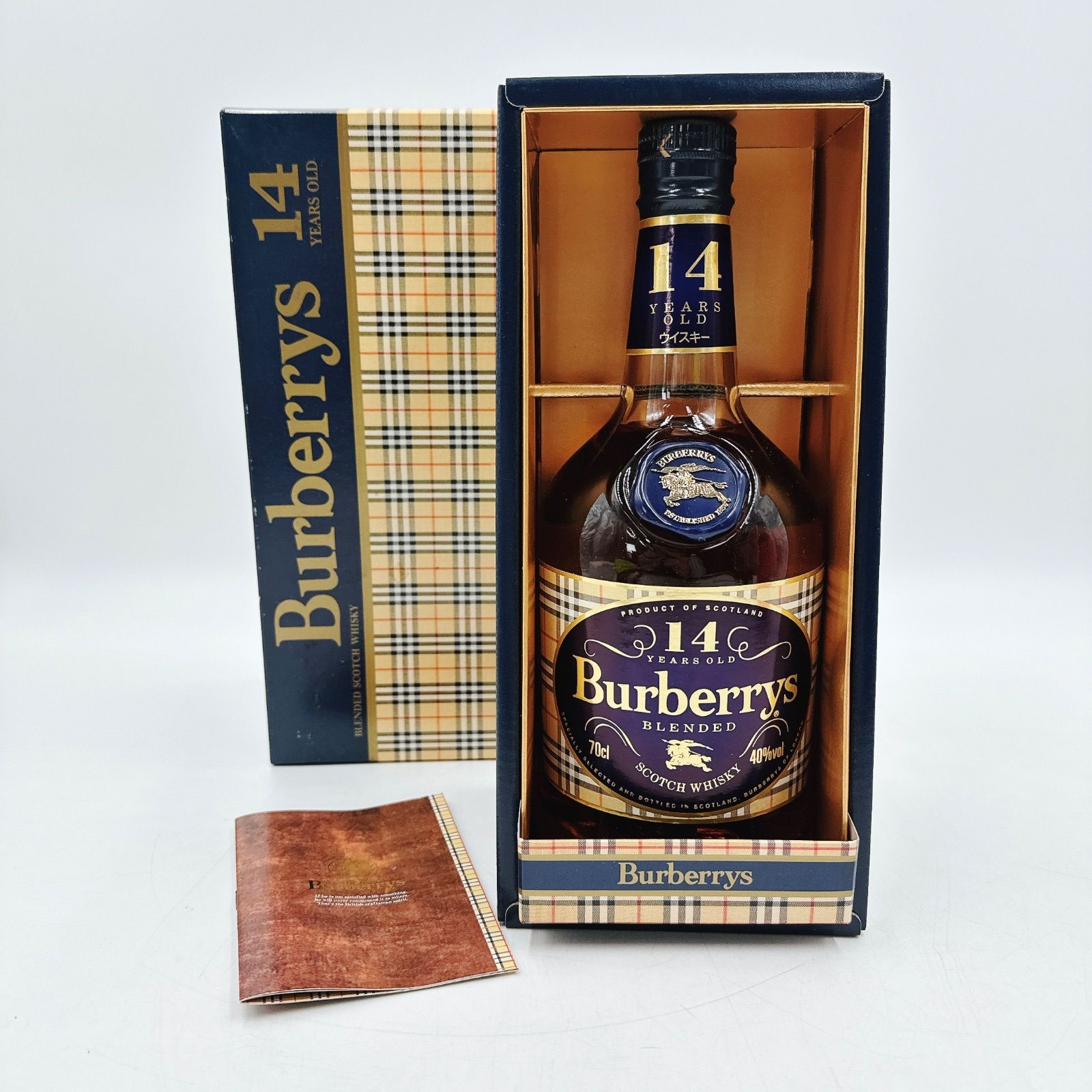 Burberrys ウイスキー 14年 未開封 BURBERRYS】ウイスキー バーバリー14年