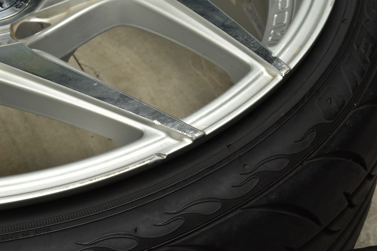  ホイール VVIP DEEPCUT 20 in 9 5 J 28 ファイナリスト 595 EVO 225 35 R クラウン カムリ オデッセイ アコード アテンザ 20インチ タイヤ ホイールセット