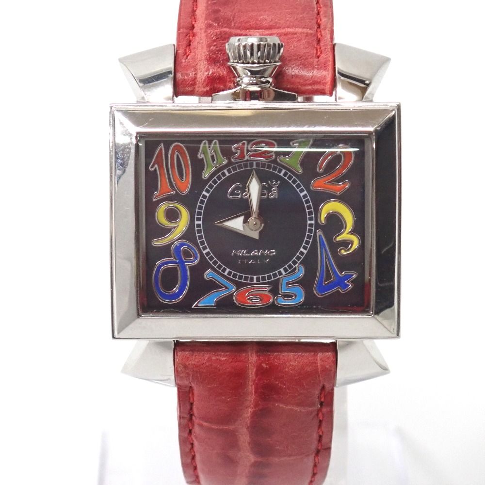 Ft6328114 ガガ ミラノ 腕時計 ナポレオーネ 6030.2 文字盤グレー ユニセックス Gaga Milano