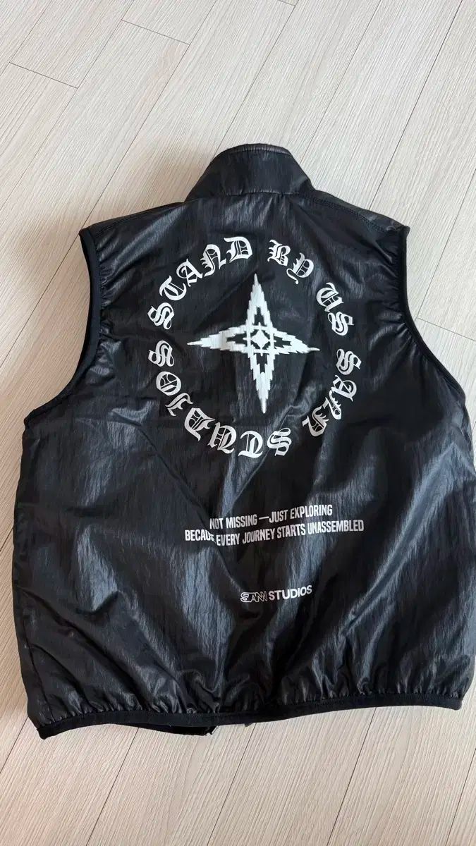  SANN エスニック リバーシブル ベスト カーディガン トップス