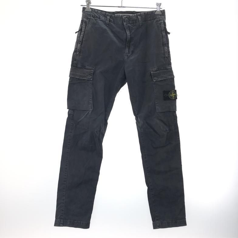 STONE ISLAND カーゴパンツ W30 AO129 ブラック ストーンアイランド 10