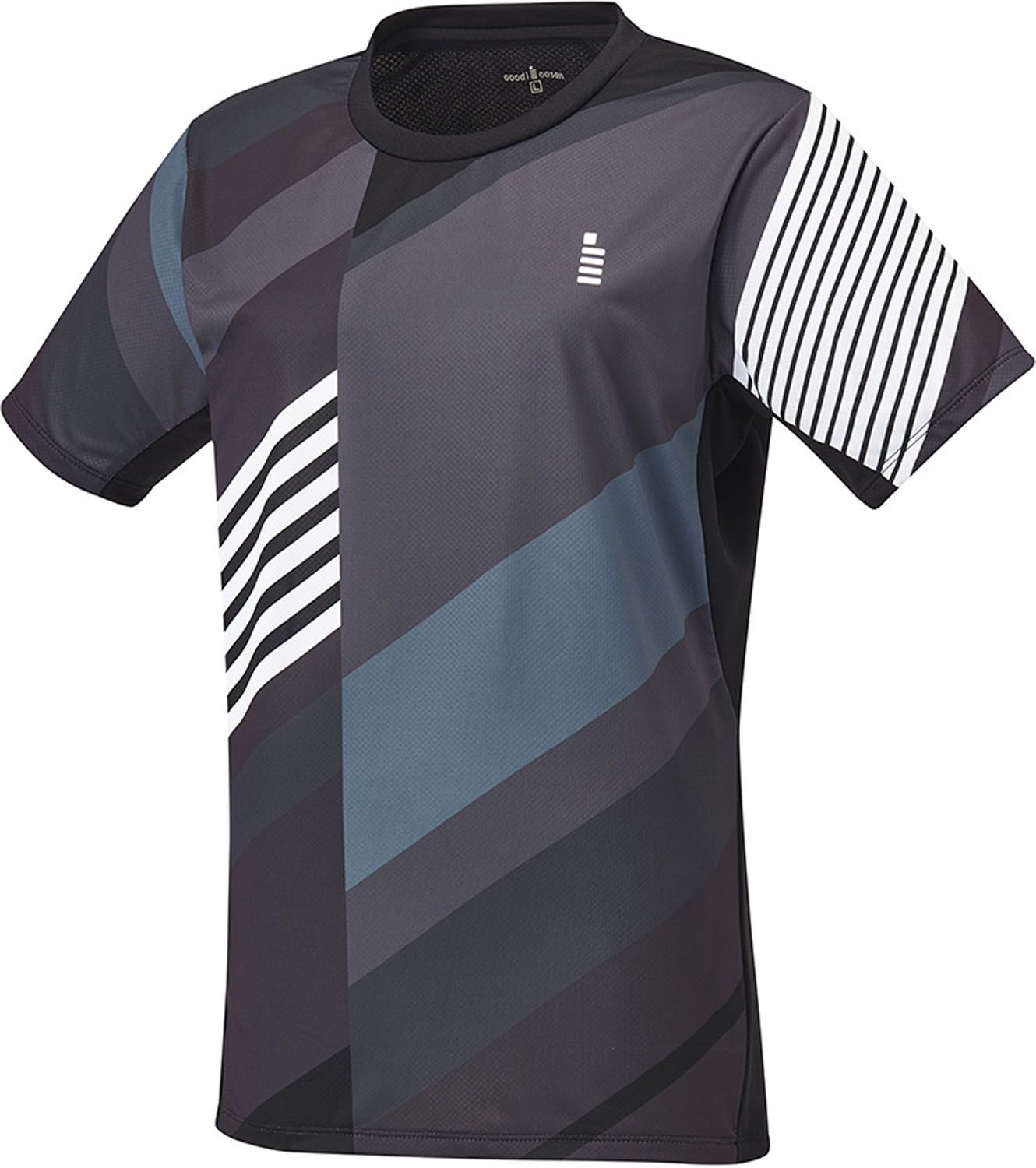 ゴーセン GOSEN テニス レディース ゲームシャツ 半袖 Tシャツ 部活 チーム クラブ サークル 吸汗速乾 練習 トレーニング 日本ソフトテニス連盟 日本バドミントン協会審査合格品  T2451 39 ブラ