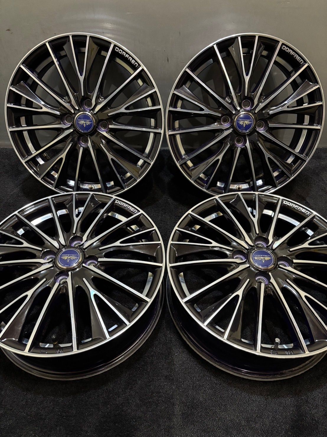 DORFREN 16インチ 5 J 45 100 4 H アルミホイール 4本 N BOX スペーシア タント 1 K 506