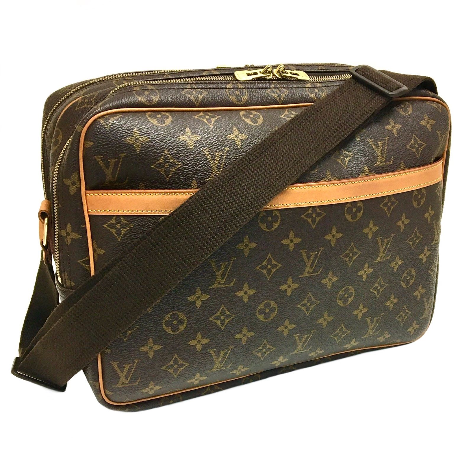 Louis Vuitton ルイヴィトン リポーターGM モノグラム ショルダーバッグ M45252