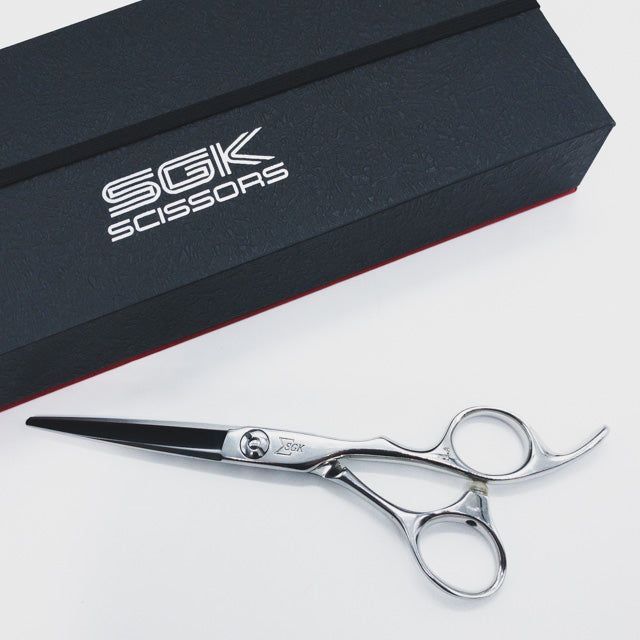 三和技研SANWA SGK KR-55 シザー オフセット 理容 美容ハサミ 美容師 理容師 右利き 5.7インチ sc766