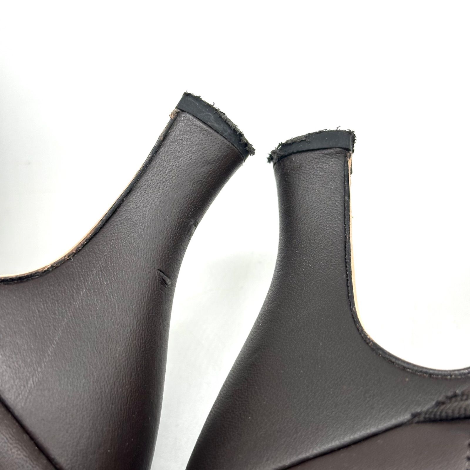 レザー ダークブラウン