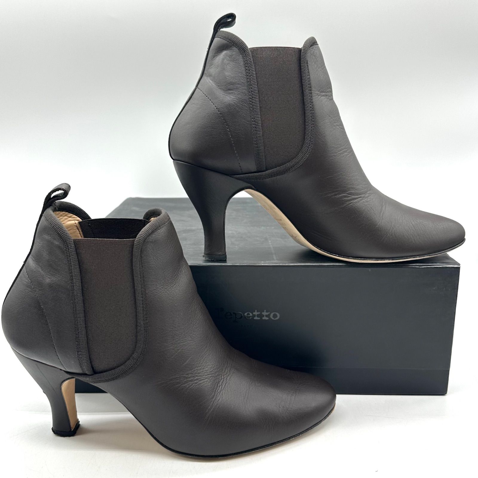 レザー ダークブラウン