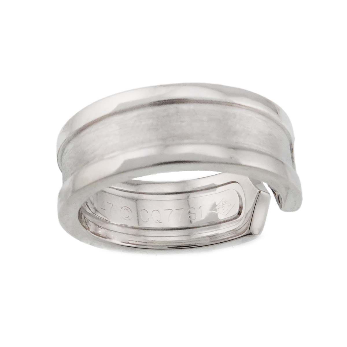 カルティエ Cartier C2 スモール SM 48 リング ダイヤ K18 WG ホワイトゴールド 750 指輪 2C Diamond Ring 90298989 FORTGASGNV_COM_BR